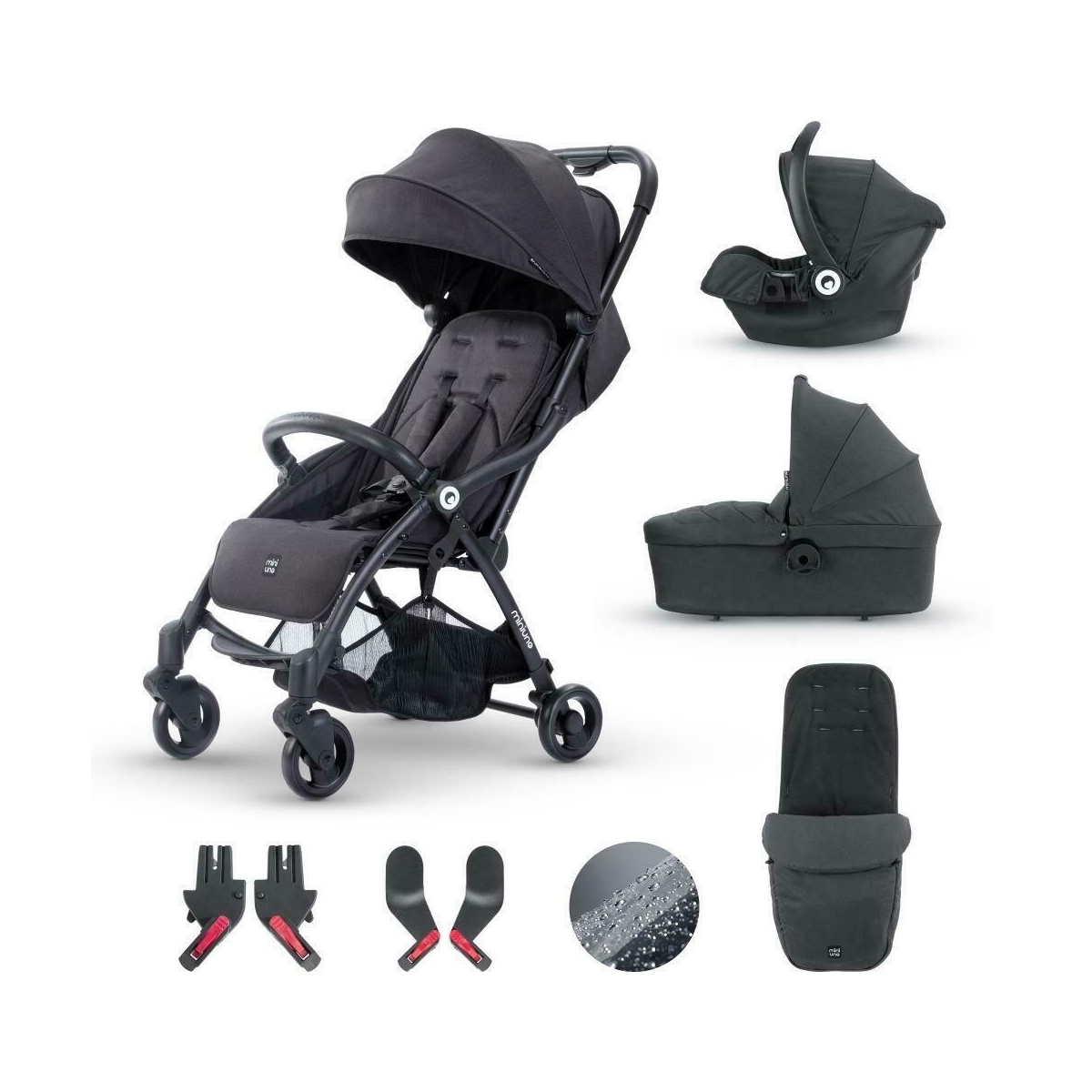 miniuno touch fold travel system