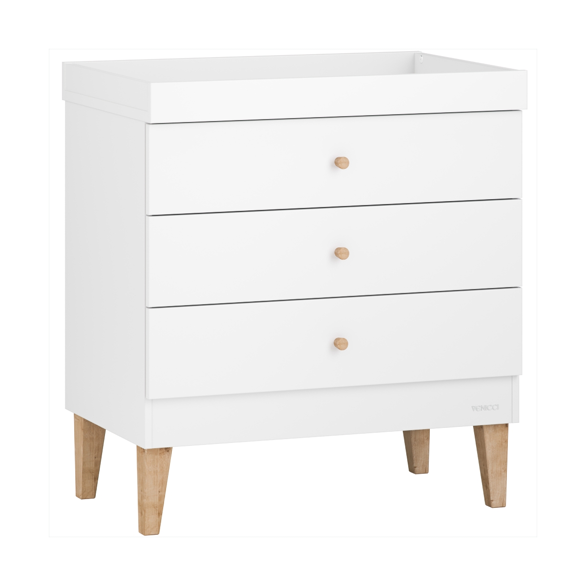 Venicci Saluzzo Chest-Premium White - Everything Baby